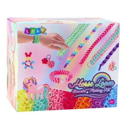 LEAN Toys 28795 Kreativní sada na výrobu gumičkových náramků