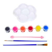 LEAN Toys 28146 Sada na malování keramické misky pro kočku DIY, 6 dílů