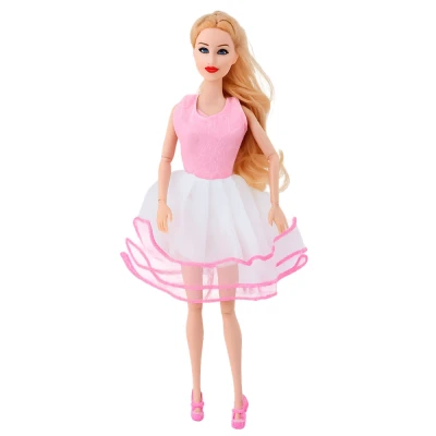 LEAN Toys 28843 Šatník pre bábiky s bábikou a príslušenstvom, ružový