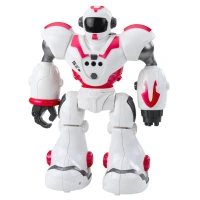 LEAN Toys 28839 Interaktivní robot na dálkové ovládání, 16 funkcí, světla a zvuky, růžový