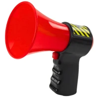 LEAN Toys 28147 Interaktivní hasičský megafon pro děti se zvukovými efekty