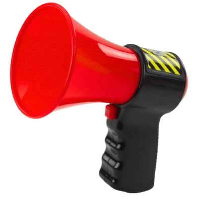 LEAN Toys 28147 Interaktivní hasičský megafon pro děti se zvukovými efekty