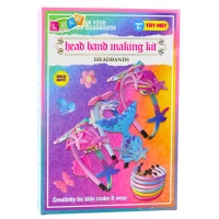 LEAN Toys 28904 Kreativní DIY sada na výrobu čelenek, mořská víla 