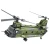 LEAN Toys 28696 CH-47 Chinook Stavebnice - Transportný vrtuľník, 1451 dielov