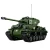 LEAN Toys 28916 Stavebnice tank Sherman M4A3E8 1:30, 839 dílků, zelený