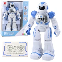 LEAN Toys 28841 Interaktívny robot SMART BOT RC, modrý 