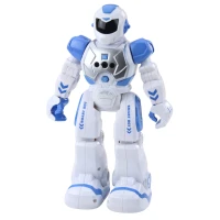 LEAN Toys 28841 Interaktívny robot SMART BOT RC, modrý 