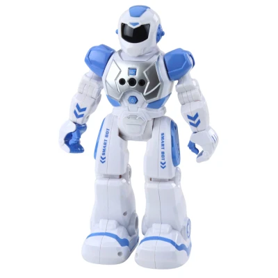LEAN Toys 28841 Interaktívny robot SMART BOT RC, modrý 