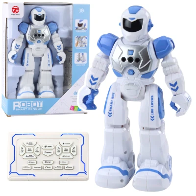 LEAN Toys 28841 Interaktívny robot SMART BOT RC, modrý 