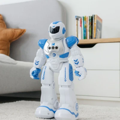 LEAN Toys 28841 Interaktívny robot SMART BOT RC, modrý 