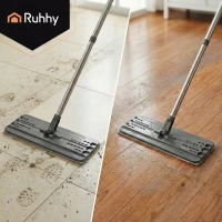 Ruhhy 27232 Dvojkomorový mop 11 l, 3x utierka, čierny a biely