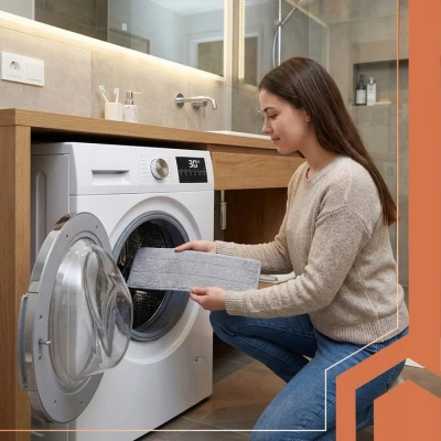 Ruhhy 27232 Dvojkomorový mop 11 l, 3x utierka, čierny a biely