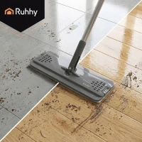 Ruhhy 27231 Dvojkomorový mop 8,5 l, 3x utierka, bielo-sivý