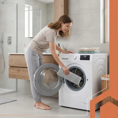 Ruhhy 27393 Náhradná utierka na mop 32 x 12 cm, 5 ks