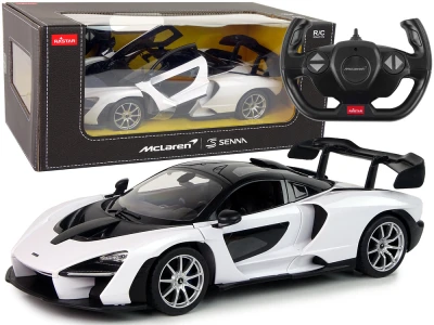 Rastar 12914 Auto na dálkové ovládání R/C McLaren Senna Rastar 1:14, bílé