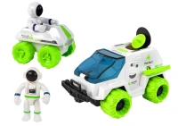 LEAN Toys 12986 Sada vesmírných vozidel 6 v 1 Rover Satelit Astronom