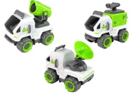 LEAN Toys 12986 Sada vesmírných vozidel 6 v 1 Rover Satelit Astronom