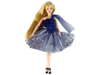 LEAN Toys 13900 Panenka Emily s pejskem, kabelkou a květinami