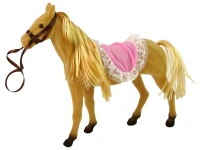 LEAN Toys 13943 Panenka jezdkyně s hnědým koníkem