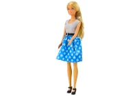 LEAN Toys 14378 Panenka Anlily s dlouhými blond vlasy s doplňky