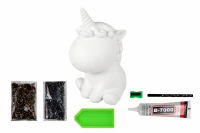 LEAN Toys 15625 Sada na výrobu diamantového jednorožce DIY, hnědý