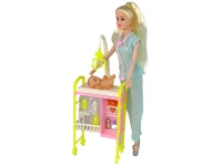 LEAN Toys 15738 Panenka Doktorka s příslušenstvím