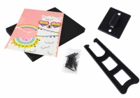 LEAN Toys 16068 Kreativní DIY sada s flitry, lama