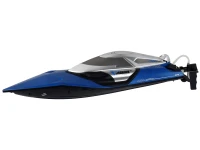 LEAN Toys 16350 Motorový člun s efekty na dálkové ovládání RC, modrý 