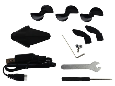 LEAN Toys 16350 Motorový člun s efekty na dálkové ovládání RC, modrý 