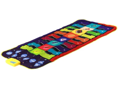 LEAN Toys 17319 Hudobná edukačná podložka s motívom pianínka a nástrojov