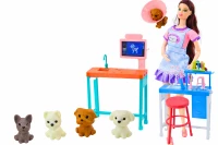 LEAN Toys 17562 Panenka veterinářka s příslušenstvím