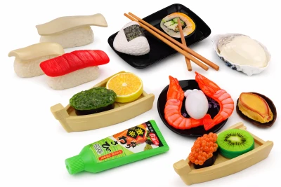 LEAN Toys 18135 Dětská sada na sushi s doplňky, 24 dílů