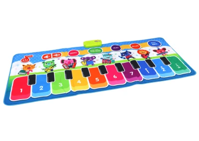 LEAN Toys 17953 Interaktivní hudební taneční podložka s nástroji a zvuky