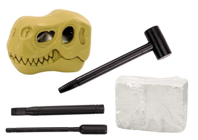 LEAN Toys 18705 Archeologická sada vykopávek - dinosauři, fosilie v lebce
