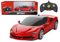 Rastar 20600 Auto RC Ferrari SF90 Stradale 1:18, červené