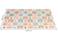 IPLAY 5037 Penová hracia podložka 200×150 cm obojstranná, skladacia + taška