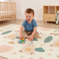 IPLAY 5037 Penová hracia podložka 200×150 cm obojstranná, skladacia + taška