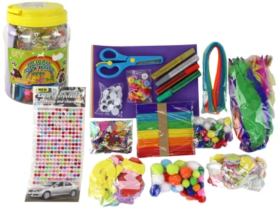LEAN Toys 14913 Výtvarná kreativní sada ve sklenici DIY