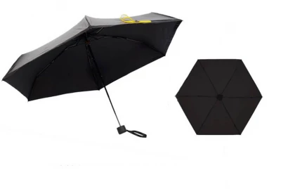 KIK KX9890 Skladací dáždnik - čierny