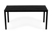 MultiGarden SAK-156 Záhradný stôl pre 6 osôb, 156x78 cm POLYWOOD, čierny