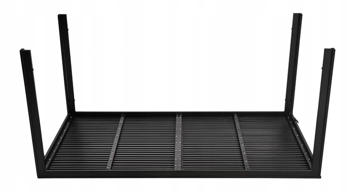 MultiGarden SAK-156 Záhradný stôl pre 6 osôb, 156x78 cm POLYWOOD, čierny