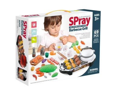 MULTISTORE HC487931 Dětský grilovací set s kuchyňskými doplňky, 69 dílů