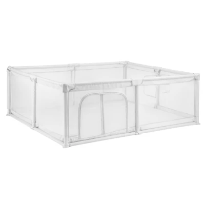 ECOTOYS PP008-2016 Dětská ohrádka s přepravní taškou 160 × 200 cm, šedá