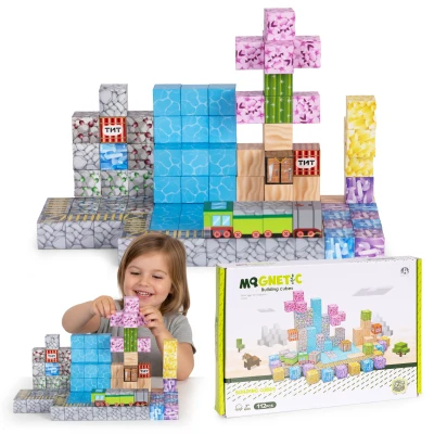 MULTISTORE HC740659 Magnetické stavební kostky, 112 dílů