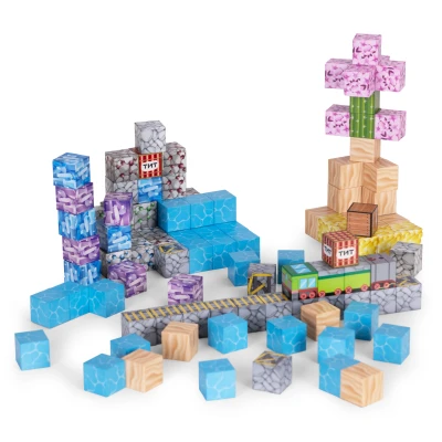 MULTISTORE HC740659 Magnetické stavební kostky, 112 dílů