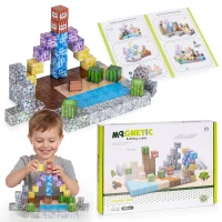 MULTISTORE HC740656 Magnetické kocky pre deti, 88 kusov