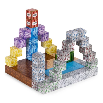 MULTISTORE HC740656 Magnetické kocky pre deti, 88 kusov