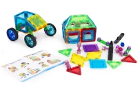 MULTISTORE HC397265 Magnetické kocky dom a auto, 48 kusov
