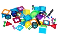 MULTISTORE HC397265 Magnetické kocky dom a auto, 48 kusov