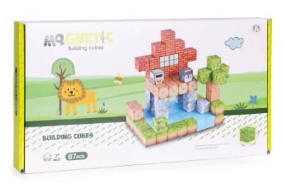 MULTISTORE HC713654 Magnetické kocky, 87 kusov